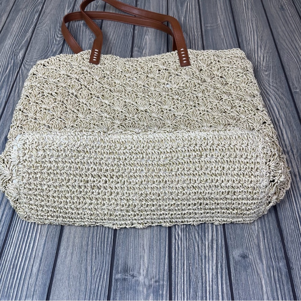 Nordstrom Summer Tote Bag Straw / Woven - Picture 11 of 12